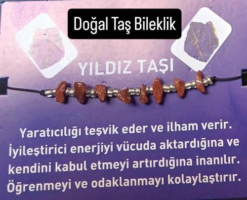 Yıldız Taşı Doğal Taş Bileklik