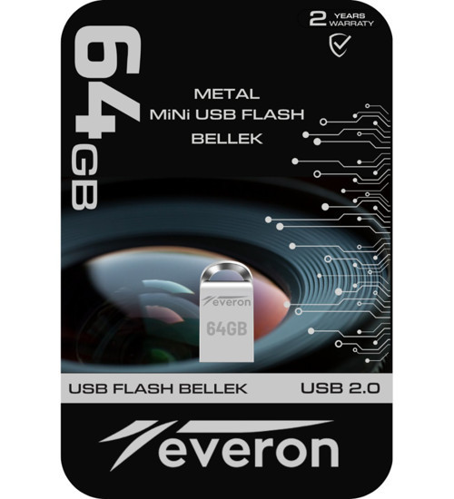64gb Metal Usb Mini Flash Bellek