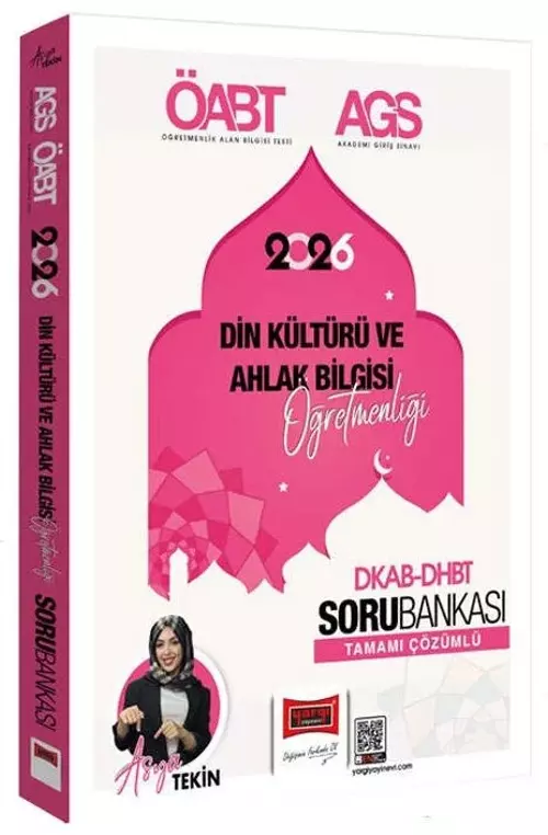 2026 ÖABT MEB-AGS DHBT Din Kültürü ve Ahlak Bilgisi Öğretmenliği Soru Bankası Çözümlü - Asya Tekin Y