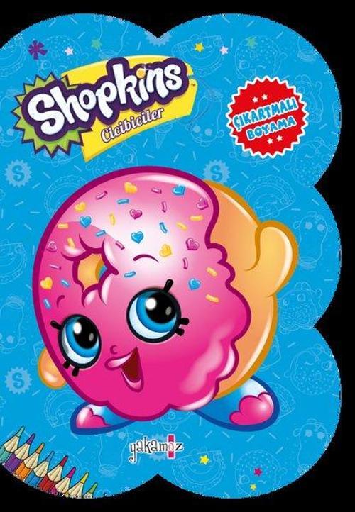 Shopkins Cicibiciler-Mavi-Çıkartmalı Boyama