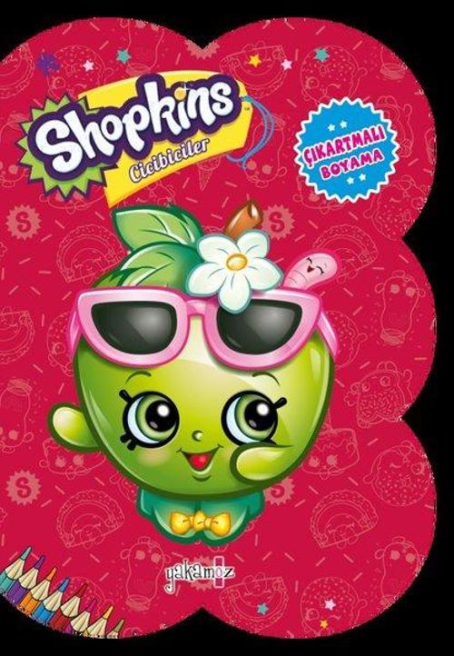 Shopkins Cicibiciler-Kırmızı-Çıkartmalı Boyama