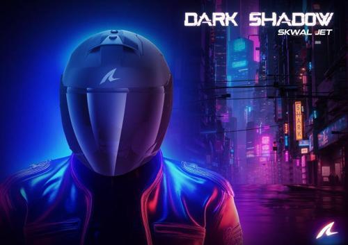 Skwal İ3 Jet Dark Shadow Mat Açık Kask KMA