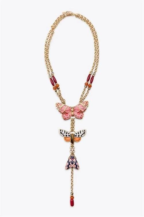 Kelebek Kolye - Altın