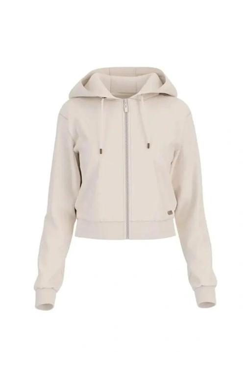Peony Kadın Beyaz Aktif Sweatshirt V5YQ06KBSL2-F0EP