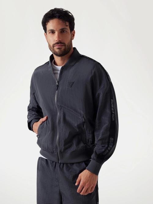 Guerino Erkek Siyah Aktif Sweatshirt Z5YQ16WGAC0-G9N2