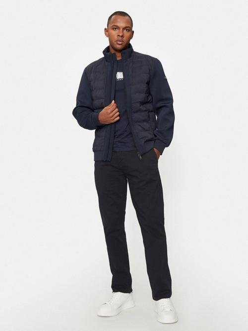 Quilted Erkek Lacivert Scuba Ceket M4YL37WG9U2-G7V2