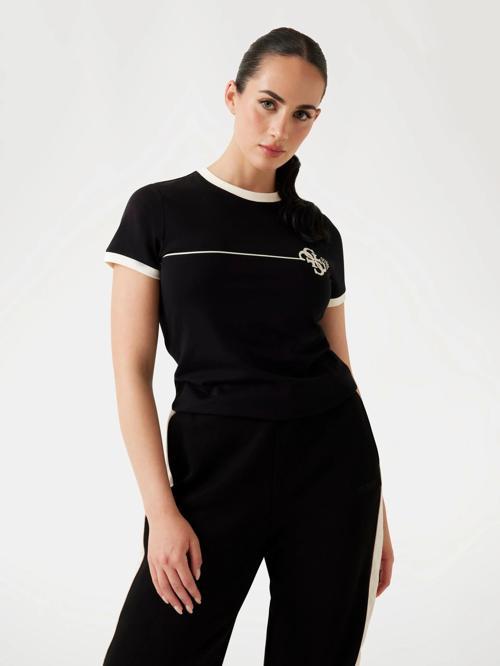 Carmen Kadın Siyah Aktif Slim Fit T-Shirt V5YI01J1314-JBLK