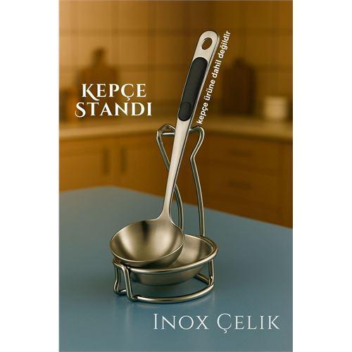Inox Kepçe Standı - Kaşık Kepçe Standı- Profesyonel Şef Tasarımı