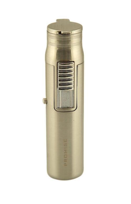 Tek Torch Pürmüz Gümüş Puro Çakmağı