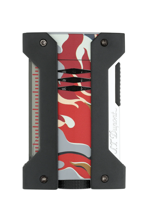 Camo Kamuflaj Desenli Kırmızı Puro Çakmağı 21451