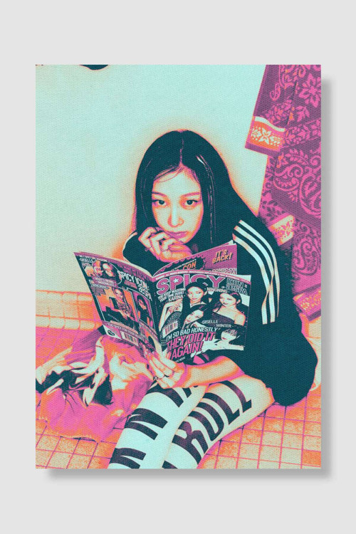 Giselle aespa Müzik Poster Çerçevesiz Yüksek Kalite Müzik Afiş Duvar Poster