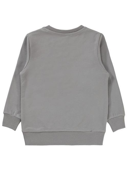 Qr Kod Etiketli  2-5 Yaş Sweatshirt - Gri2-3 Yaş