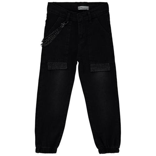 Torba Cepli Kapaklı 10-13 Yaş Pantolon - Siyah12-13 Yaş