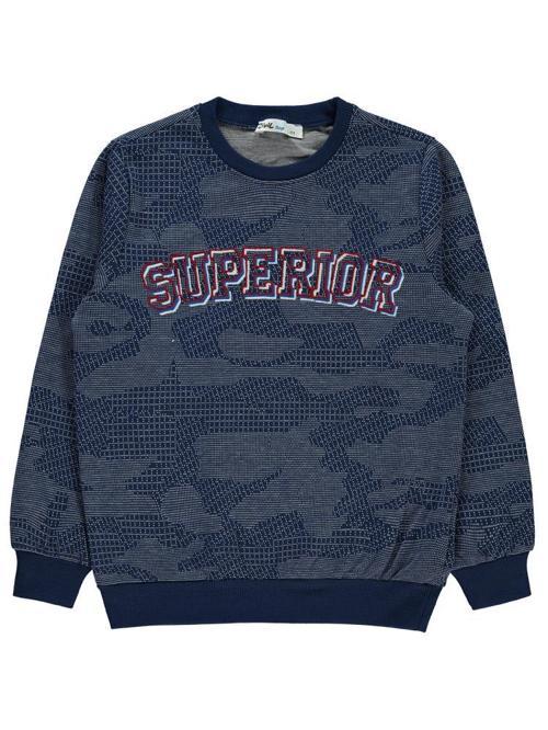 Superıor Nakışlı 6-9 Yaş Sweatshirt - Lacivert6-7 Yaş