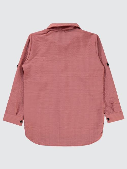 Sahte Cepli 6-9 Yaş Gömlek - Pembe7-8 Yaş