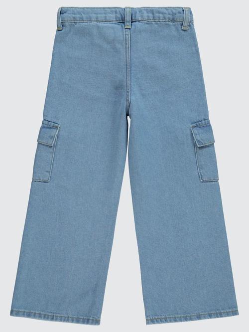 Kargo Cepli 6-9 Yaş Pantolon - Mavi8-9 Yaş