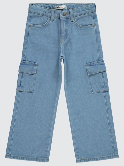 Kargo Cepli 6-9 Yaş Pantolon - Mavi8-9 Yaş