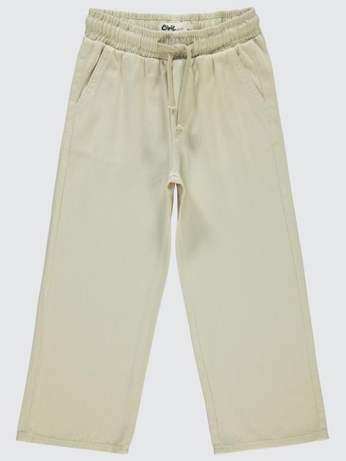 Bol Paça 10-13 Yaş Pantolon - Bej11-12 Yaş