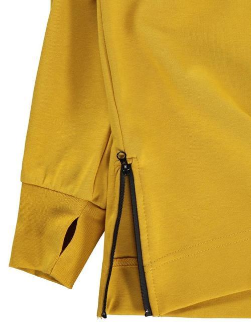 Never Stay Baskılı 10-13 Yaş Sweatshirt - Hardal13-14 Yaş