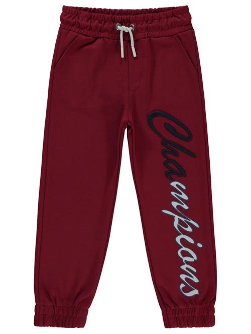 Champıons Baskılı 6-9 Yaş Eşofman Altı - Bordo9-10 Yaş