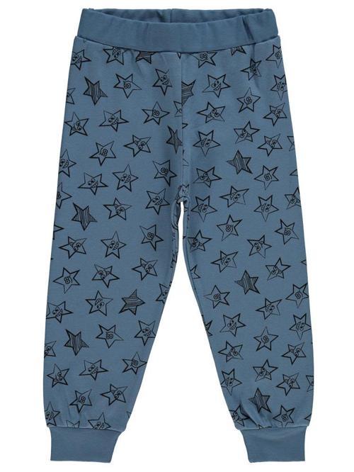 Empirme Yıldız Baskılı 2-5 Yaş Eşofman Altı - Mavi2-3 Yaş