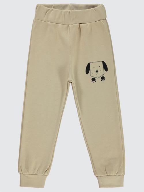 Erkek Çocuk Eşofman Altı 2-5 Yaş - Bej2-3 Yaş