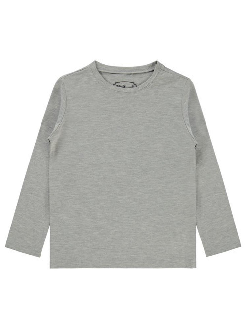 Basic 6-9 Yaş Sweatshirt - Gri9-10 Yaş