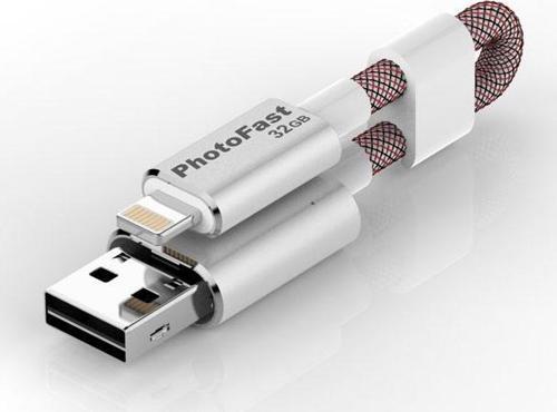 64GB USB 3.0  MEMORİES CABLE GEN3 32GB Lightning / USB 3.0 ŞARJ KABLOLU GÜMÜŞ USB BELLEK