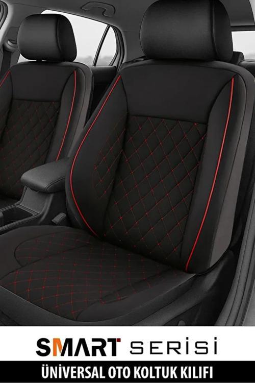 Volkswagen Caddy 2.0 Tdi Scr Bmt 102 Comfortline 2019 Uyumlu Tay Tüyü Kırmızı Oto Kılıfı Tam Set