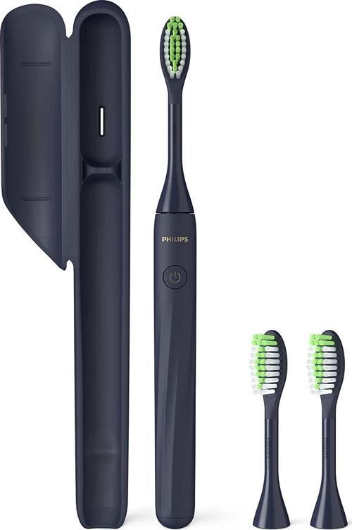 One Sonicare Pilli Diş Fırçası, Fırça Başlığı Paketi Mavi
