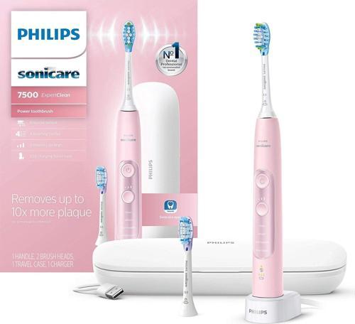 Sonicare ExpertClean 7500, Şarjlı Elektrikli Diş Fırçası - Pembe