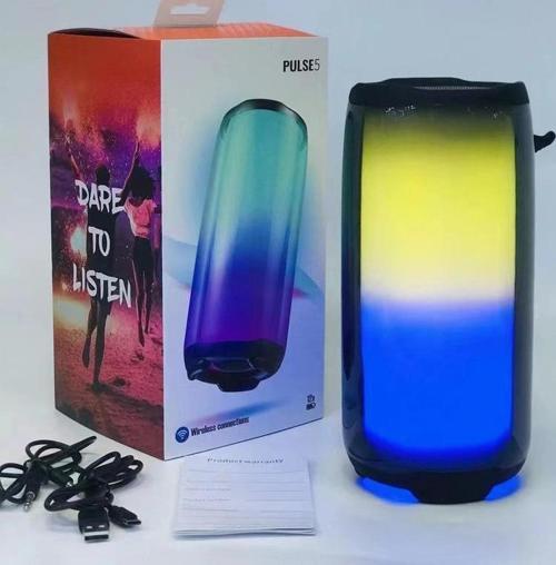 PLUSE5 Taşınabilir Rgb Ledli Bluetooth Hoparlör Siyah