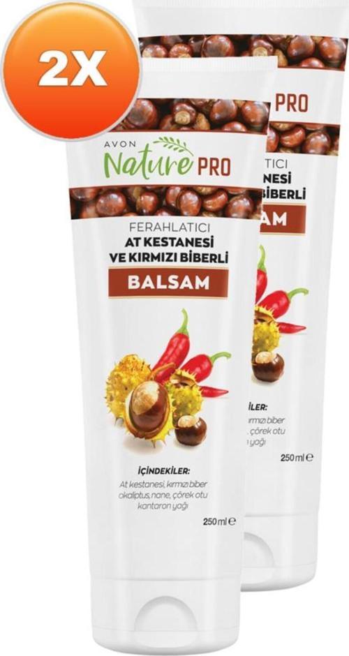 Nature Pro At Kestanesi Ve Kırmızı Biberli Balsam 250 ml. 2'li Set