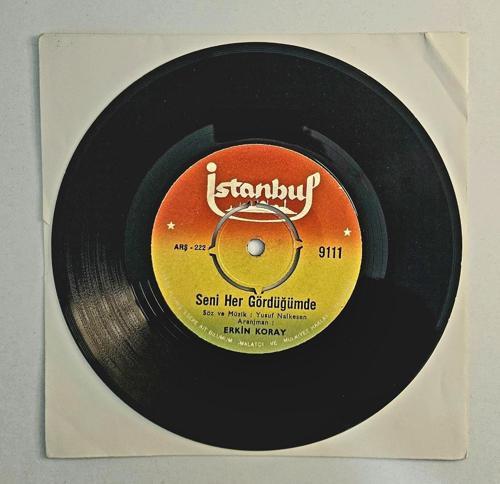 Erkin Koray - Seni Her Gördüğümde (1969 Dönem Baskı, 45'lik Plak)