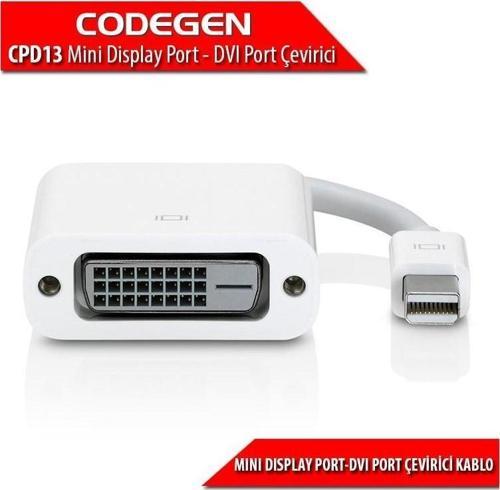MINI DISPLAY PORT TO DVI ÇEVİRİCİ (CPD13)