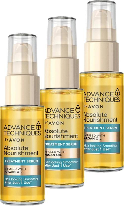 Advance Techniques Argan Yağı İçeren Besleyici Saç Serumu 30 ml. 3'lü Set