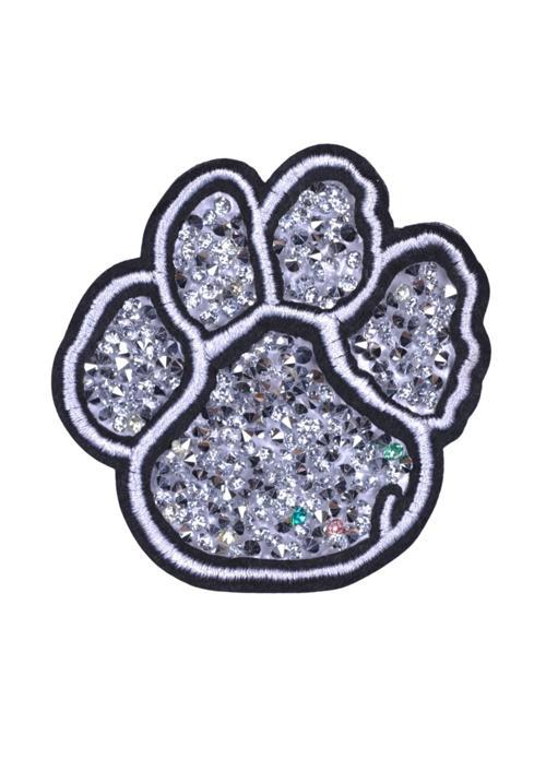 Aplike Ütü İle Yapışan Taşlı Pati Arma 5 cm