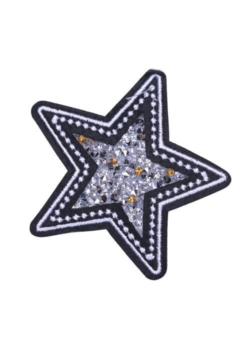 Aplike Ütü İle Yapışan Taşlı Yıldız Arma 5 cm