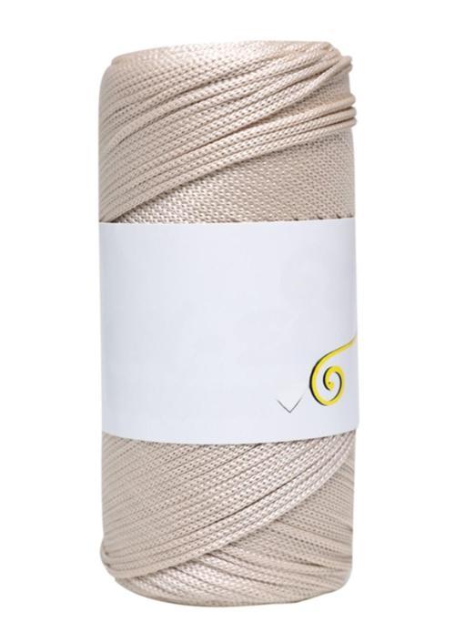 Makrome İpi 3mm Polyester  Bej
