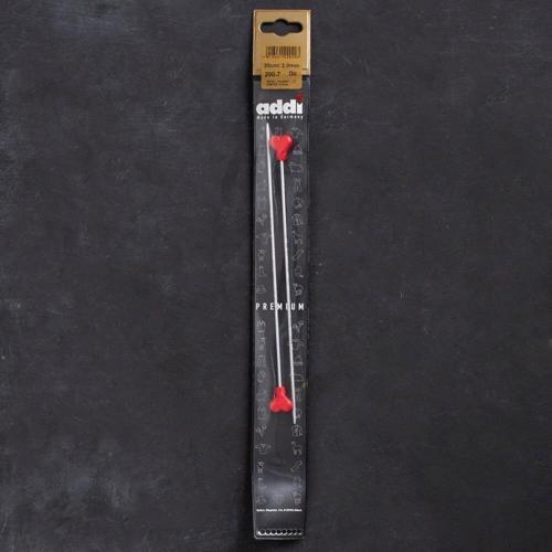 Addi Kalpli 2mm 20cm Klasik Alüminyum Örgü Şişi - 