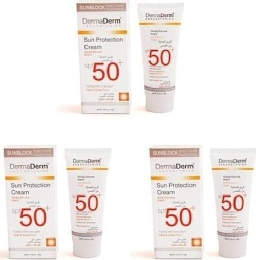 Spf 50 Faktör 100 ml Güneş Koruma Kremi 3 Adet