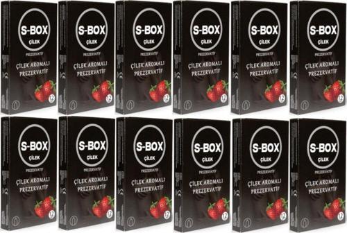 Kondom Çilek Aromalı Prezervatif 12 Li 12 Paket (144 Adet)
