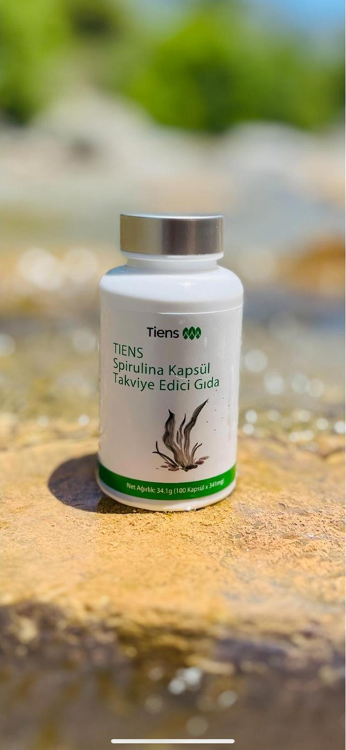 Spirulina Kapsülü Takviye Edici Gıda