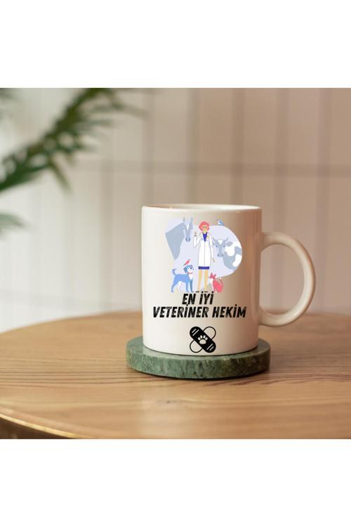 En İyi Veteriner Hekim Kadın Baskılı Kupa Bardak