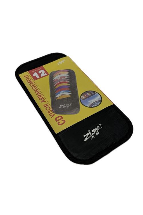 Oto Güneşlik 12li Cd Dvd Çantası Organizer