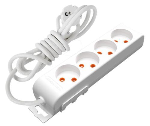 Rı-Tech 4 Lü 3 Metre Anahtarlı Topraklı Grup Priz