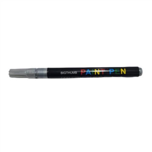 Rötuş Kalemi Paint Pen Gümüş Renk | Metal, Ahşap ve Oto Yüzey Boyası / 2 ADET