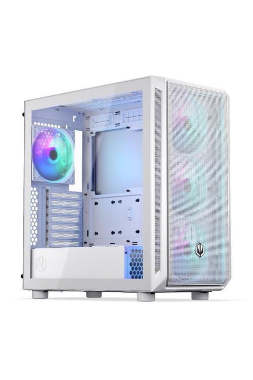 Arx 700 White Argb Mesh Temperli Cam Usb 3.2 Gen 2 Mid Tower Atx Gaming Kasa (Ey2A017)