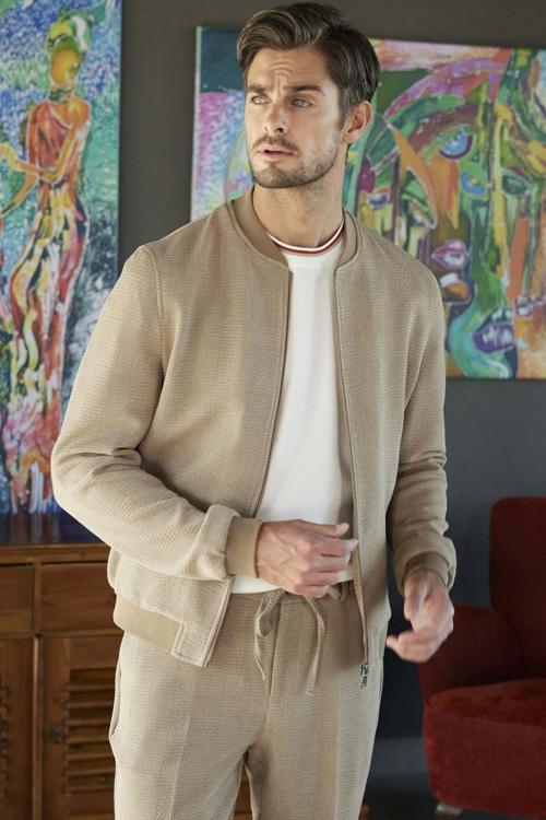  Erkek Bej Mevsimlik Worker Dynamic Fit Gömlek Ceket