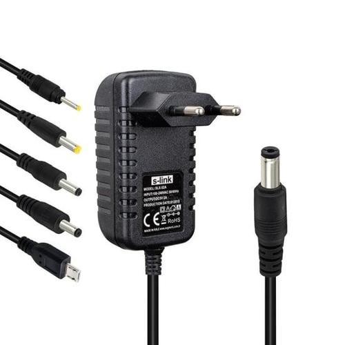 12 Volt - 2 Amper Çok Uçlu Telefon Tablet PC Akü Akıllı Şarj Adaptörü